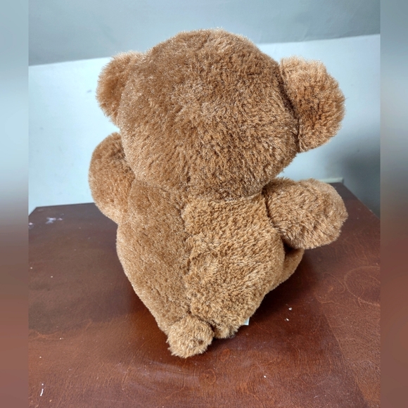 ✓Homerbest Teddy Bear, Brown and Red polkadot Bow tie plush stuff animal - Picture 4 of 9